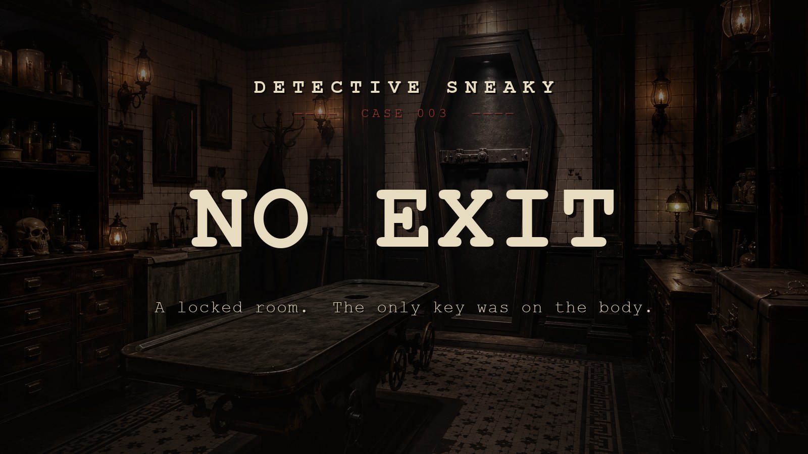 Detective Sneaky: No Exit